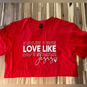 Christian T-Shirt | Love Like Jesus - Oops Shirt